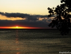 Coucher de soleil sur la baie des citrons.