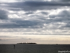 Nuages sur l'Anse Vata et l'ilôt Canard.