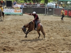 Rodéo sur cheval.