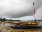 Baie de Saint Joseph et pirogues traditionnelles