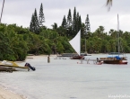 Pirogue traditionnelle dans la Baie d'Upi