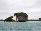 Pirogue traditionnelle dans la Baie d'Upi