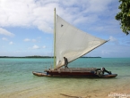 Pirogue dans la Baie d'Upi