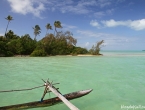 Pirogue dans la Baie d'Upi