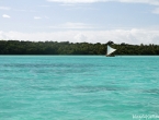 Pirogue dans la Baie d'Upi