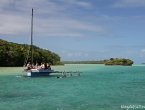 Pirogue dans la Baie d'Upi