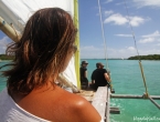 Pirogue dans la Baie d'Upi