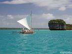 Pirogue dans la Baie d'Upi