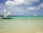 Pirogue dans la Baie d'Upi