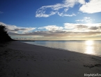 Coucher de soleil sur la plage