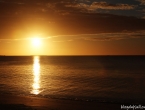 Coucher de soleil sur la plage