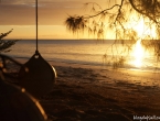 Coucher de soleil sur la plage
