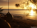 Coucher de soleil sur la plage