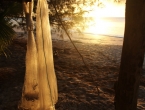 Coucher de soleil sur la plage