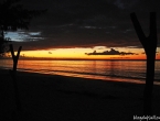 Coucher de soleil sur la plage