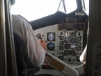 La cabine de pilotage de notre petit avion