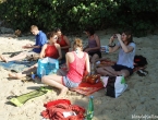 Petit déjeuner sur la plage.