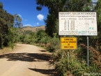 Début de la route à horaire