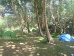 Notre campement sur l'îlot Casy