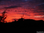 Coucher de soleil à la Roche Percée